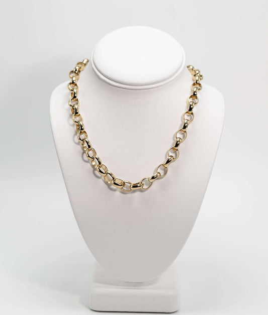 Belcher Rolo Chain Necklace