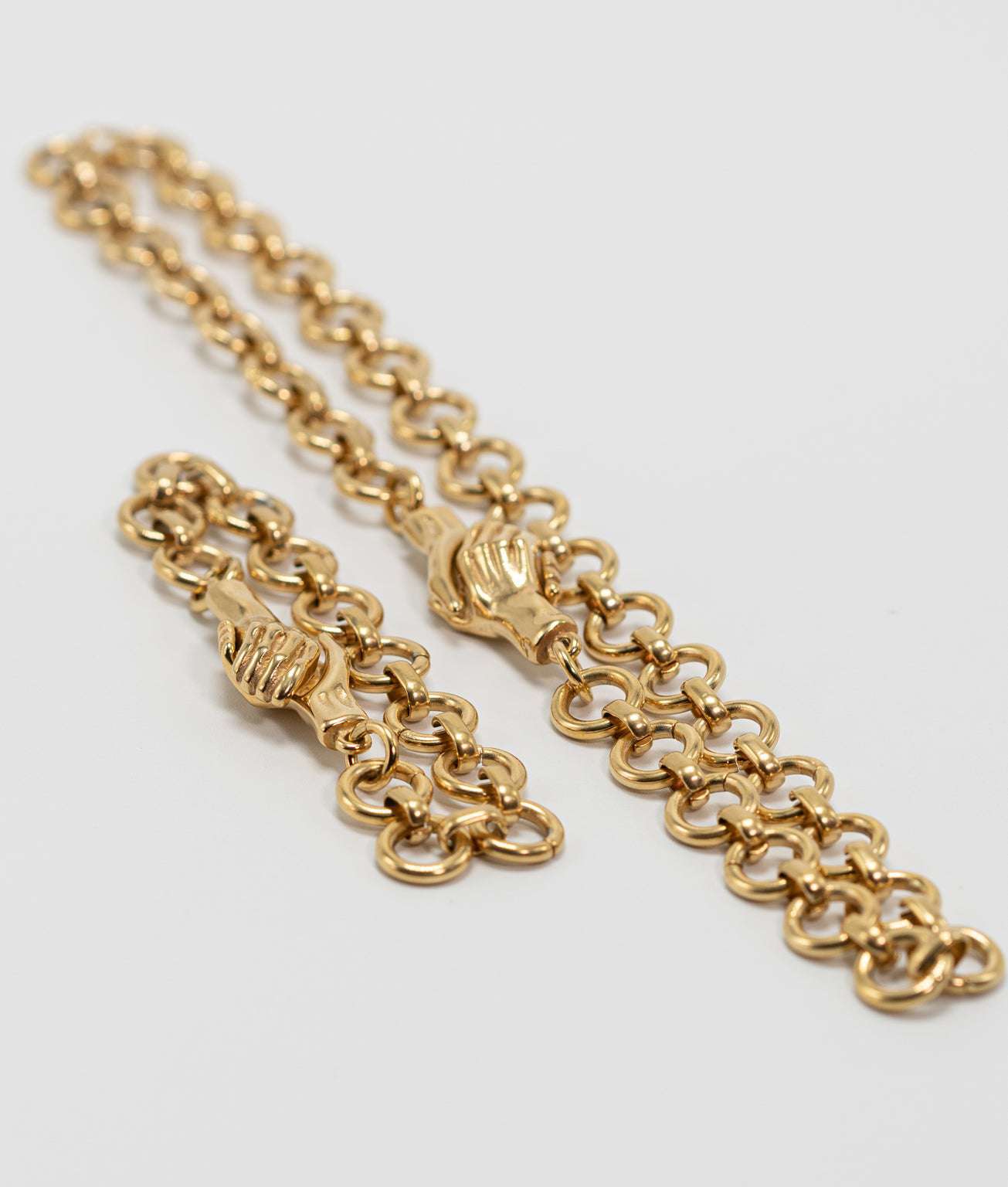 Rolo Chain Hug Necklace and Bracelet Set | ClassicsJewelryGifts