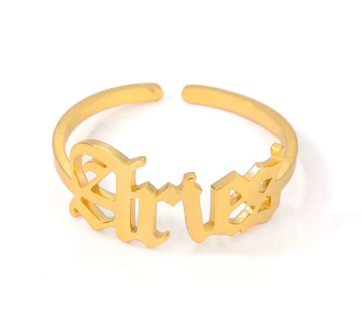 Zodiac Sign Ring/ Anillos Zodiacales