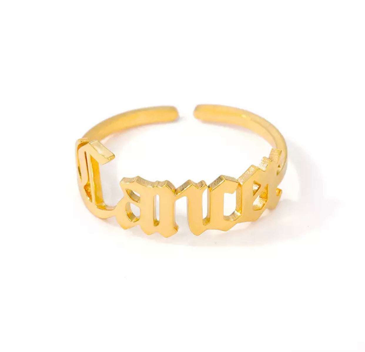 Zodiac Sign Ring/ Anillos Zodiacales