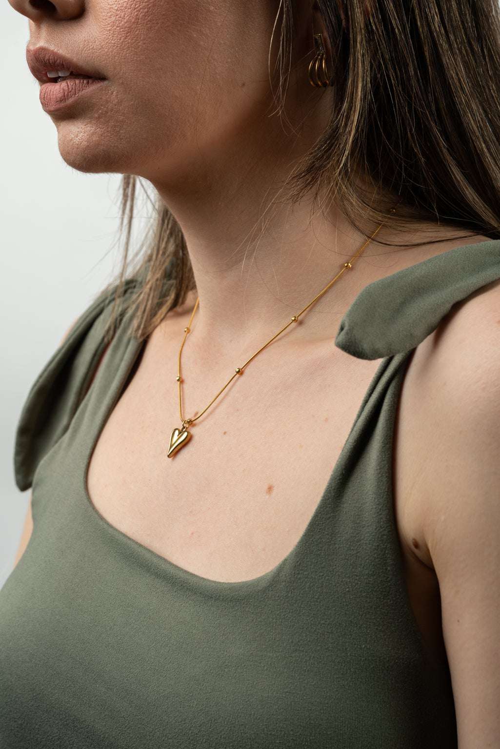 Heart Charm Amanda Necklace - Classics Jewelry Gifts